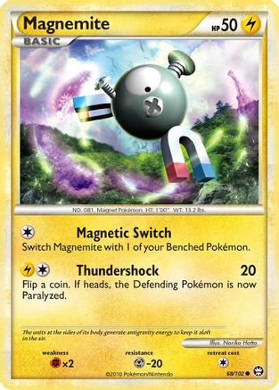 Magnemite 068/102  - Reverse Holofoil Triumphant
