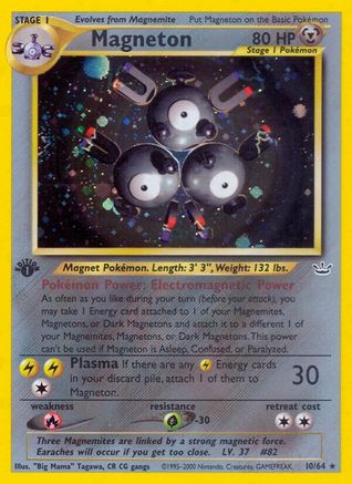 Magneton 010/64 - 1st Edition Holofoil Neo Revelation