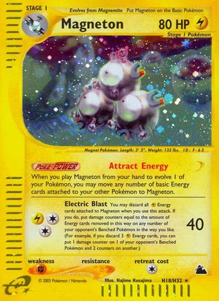 Magneton H18/H32 - Holofoil Skyridge