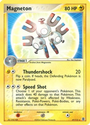 Magneton 027/112 - Reverse Holofoil FireRed & LeafGreen