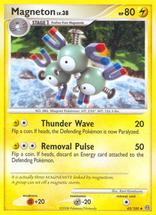 Magneton 043/100  - Reverse Holofoil Stormfront
