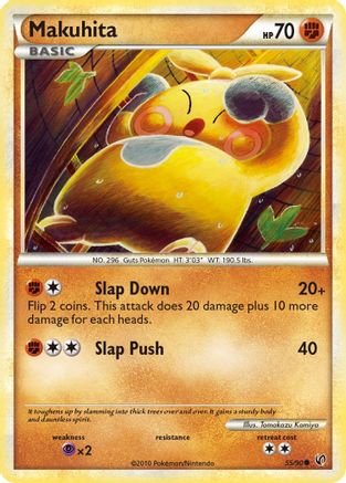 Makuhita 055/90  - Reverse Holofoil Undaunted
