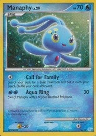 Manaphy 004/12  - Holofoil DP Trainer Kit Manaphy & Lucario