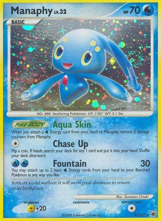 Manaphy 008/100  - Holofoil Majestic Dawn