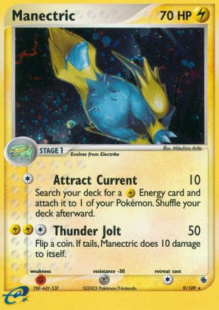 Manectric 009/109 - Reverse Holofoil Ruby and Sapphire