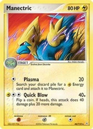 Manectric 046/110 - Reverse Holofoil Holon Phantoms