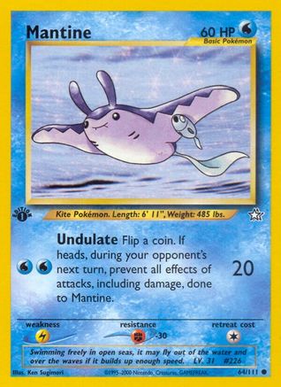 Mantine 064/111 - 1st Edition Neo Genesis