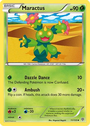 Maractus 011/135  - Reverse Holofoil Plasma Storm