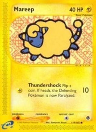 Mareep 119/165 - Reverse Holofoil Expedition