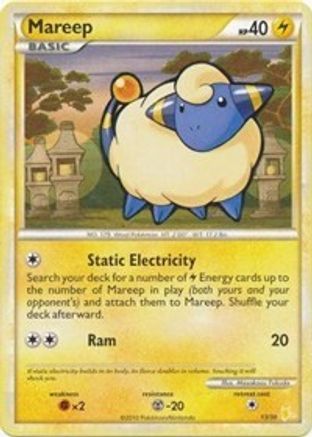 Mareep (#20) (#20) 020  HGSS Trainer Kit Gyarados & Raichu