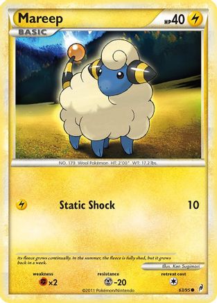 Mareep 063/95  - Reverse Holofoil Call of Legends
