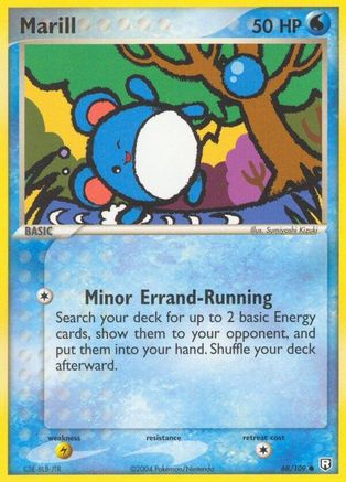 Marill 068/109 - Reverse Holofoil Team Rocket Returns