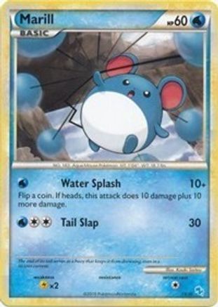 Marill (#24) (#24) 024  HGSS Trainer Kit Gyarados & Raichu