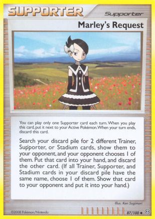 Marley's Request 087/100  - Reverse Holofoil Stormfront