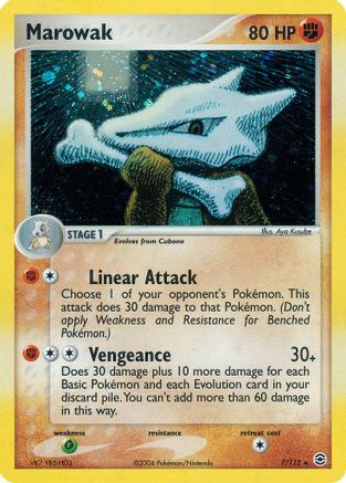 Marowak 007/112 - Reverse Holofoil FireRed & LeafGreen