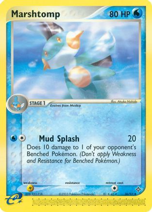 Marshtomp 036/97 - Reverse Holofoil Dragon