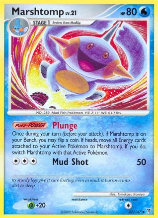 Marshtomp 067/147  - Reverse Holofoil Supreme Victors