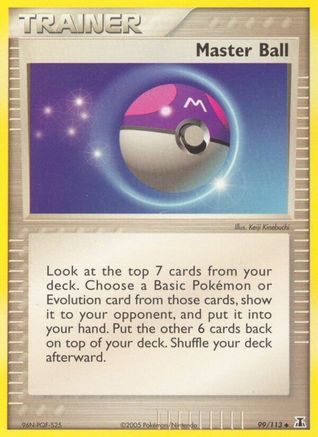 Master Ball 099/113 - Reverse Holofoil Delta Species