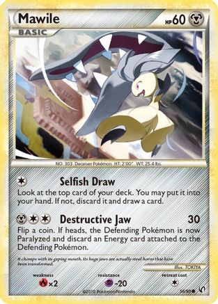 Mawile 056/90  - Reverse Holofoil Undaunted