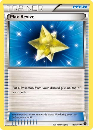 Max Revive 120/146  - Reverse Holofoil XY Base Set