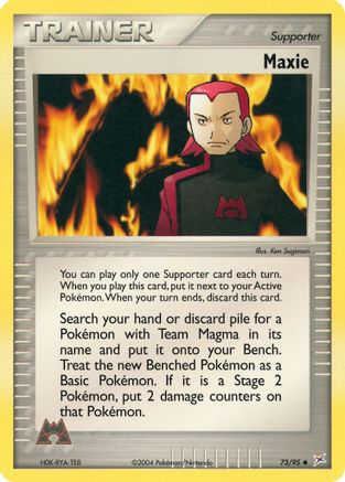 Maxie 073/95 - Reverse Holofoil Team Magma vs Team Aqua