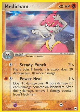 Medicham 042/101 - Reverse Holofoil Hidden Legends