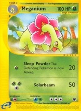 Meganium 053/165 - Reverse Holofoil Expedition