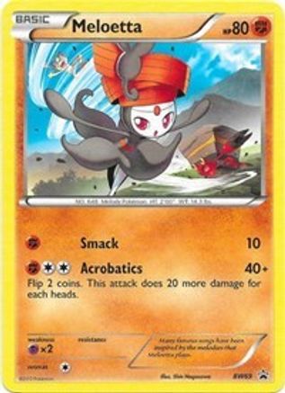 Meloetta BW69  Black and White Promos