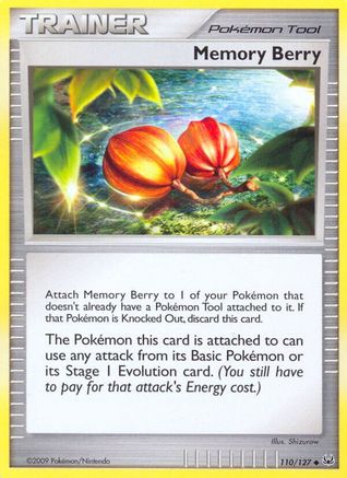 Memory Berry 110/127  - Reverse Holofoil Platinum