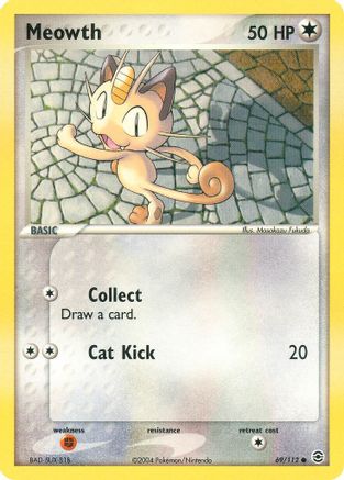 Meowth 069/112 - Reverse Holofoil FireRed & LeafGreen