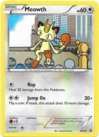 Meowth BW35  Black and White Promos