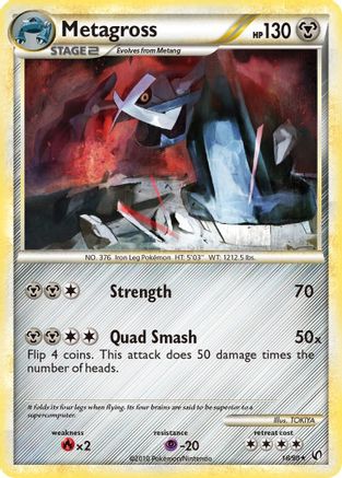 Metagross 018/90  - Reverse Holofoil Undaunted