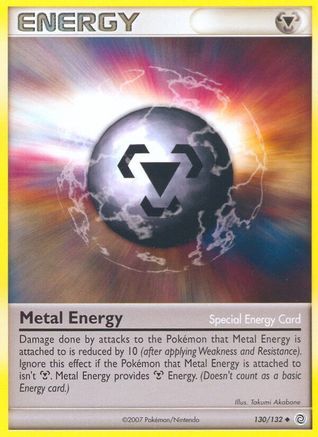 Metal Energy 130/132  - Reverse Holofoil Secret Wonders