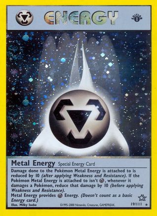 Metal Energy 019/111 - 1st Edition Holofoil Neo Genesis