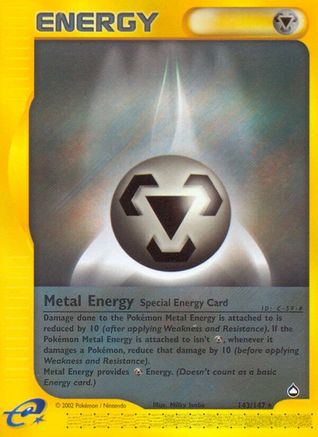 Metal Energy 143/147 - Reverse Holofoil Aquapolis