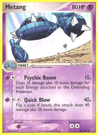 Metang 040/107 - Reverse Holofoil Deoxys