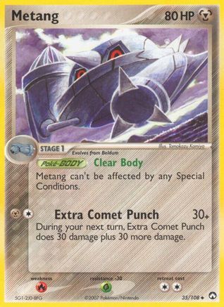 Metang 035/108 - Reverse Holofoil Power Keepers