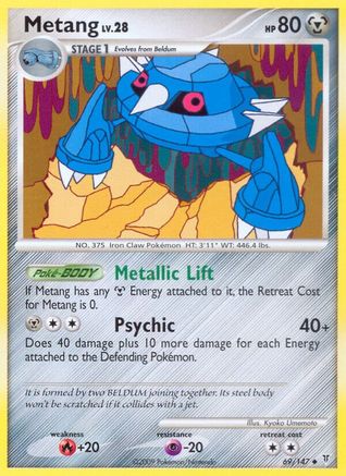 Metang 069/147  - Reverse Holofoil Supreme Victors