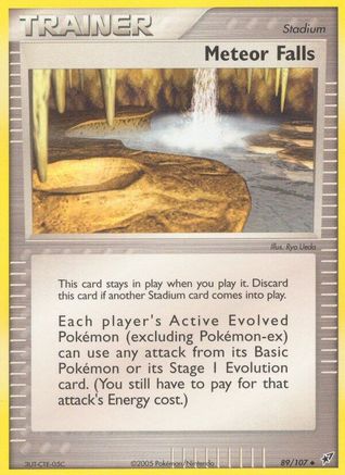 Meteor Falls 089/107 - Reverse Holofoil Deoxys