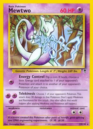 Mewtwo 029/110 - Reverse Holofoil Legendary Collection