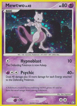 Mewtwo 011/146  - Reverse Holofoil Legends Awakened