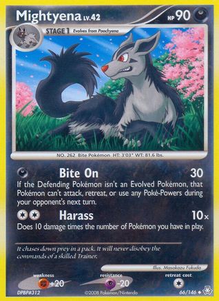 Mightyena 066/146  - Reverse Holofoil Legends Awakened