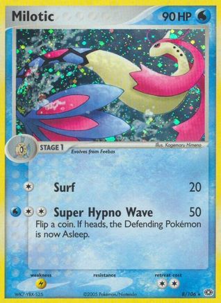 Milotic 008/106 - Reverse Holofoil Emerald