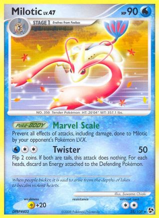 Milotic 025/106  - Reverse Holofoil Great Encounters