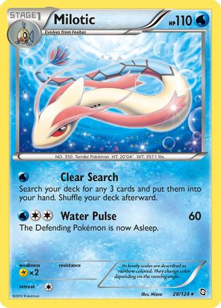 Milotic 028/124  - Holofoil Dragons Exalted