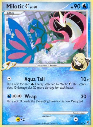 Milotic C 035/147  - Reverse Holofoil Supreme Victors