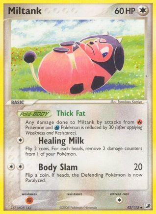 Miltank 42/115 - Reverse Holofoil Unseen Forces