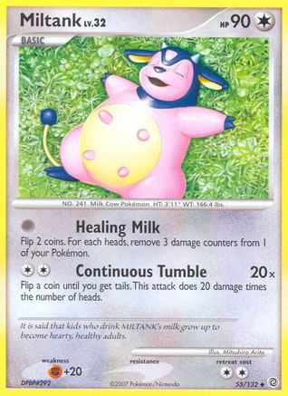Miltank 055/132  - Reverse Holofoil Secret Wonders