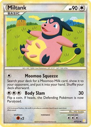 Miltank 047/123  HeartGold SoulSilver