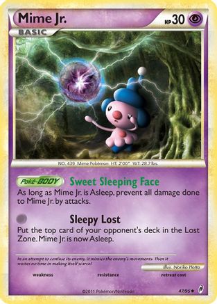 Mime Jr. 047/95  - Reverse Holofoil Call of Legends